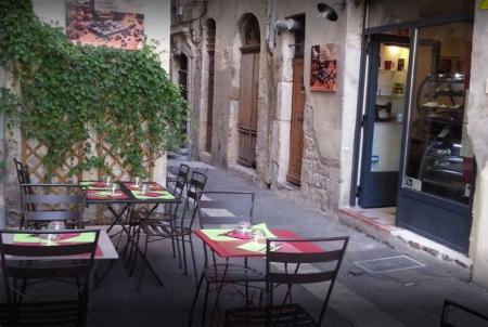 Les gourmands (Bar à vins tapas) , 45m² - A VENDRE - 17 rue bouquerie,  Anduze (30140)