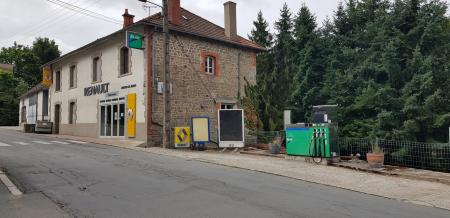 GARAGE BUJON (Garage auto/station essence/station lavage)  - A VENDRE - 1 route d'aubusson,  CROCQ (23260)