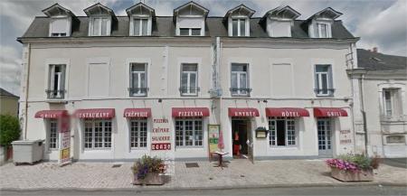 Hôtel du maine (Pizzeria grill hôtel) , 998m² - A VENDRE - 17 av de saumur,  Le lude (72800)