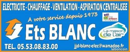 ETS BLANC (Electricité générale) , 200m² - A VENDRE - 16 impasse de la tuiliere,  MARSANEIX (24750)