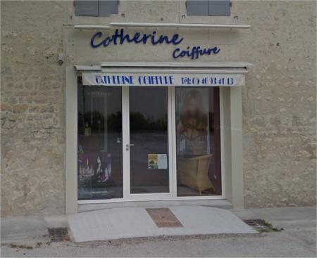 CATHERINE COIFFURE (Salon de coiffure) , 45m² - A VENDRE - 1 rue du logis,  LES GONDS (17100)