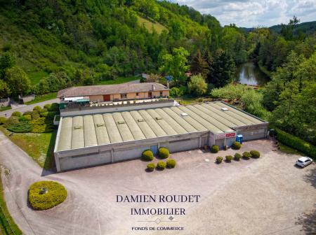 Local industriel ou commercial 1300m² sur terrain de 4500m² (Local industriel ou commercial) 1300m² - A VENDRE - Route des alpes - Chatonnay (38440)