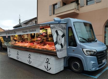 Aux délices de la mer  (Poissonnerie sur marchés )  - A VENDRE - 250 route de puze ,  Glieres val de bornes  (74130)