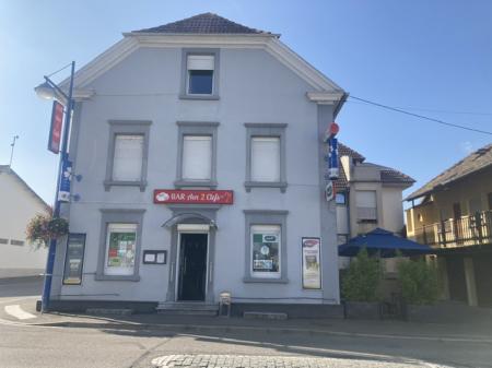 Bar Aux Deux Clefs (Bar brasserie FDJ PMU) , 99m² - A VENDRE - 40 RUE DU MARECHAL FOCH,  SIERENTZ (68510)