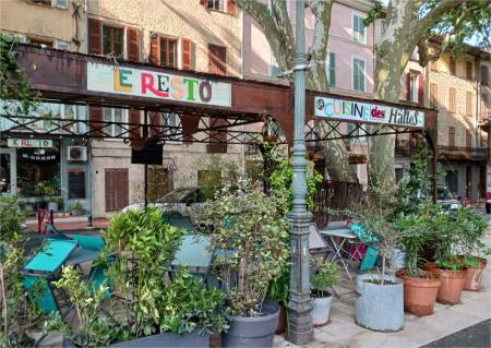 LA CUISINE DES HALLES "LE RESTO " (RESTAURANT) , 64m² - A VENDRE - 17 COURS THÉODORE BOUGE,  SALERNES (83690)