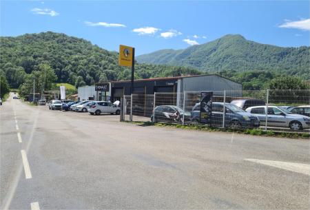 GARAGE MALATESTE (GARAGE AUTOMOBILE DEPANNAGE REMORQUAGE STATION SERVICE LAVAGE AUTO) , 3000m² - A VENDRE - ROUTE DU PONT NEUF,  SEIX (09140)
