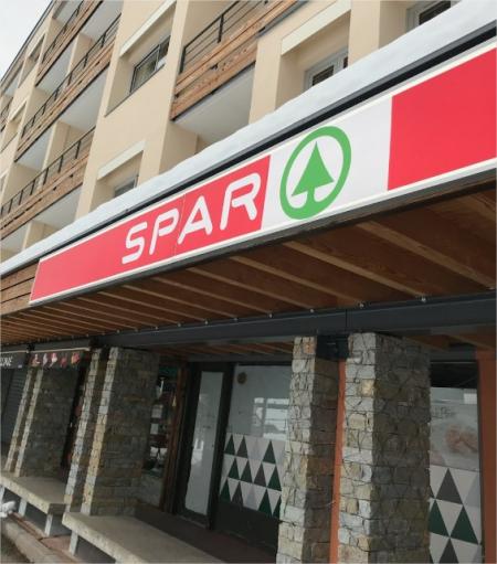 SPAR (SUPÉRETTE ALIMENTAIRE EN STATION DE SKI) , 200m² - A VENDRE - IMMEUBLE LE MONTJOIE,  SAINT FRANCOIS LONGCHAMP (73130)