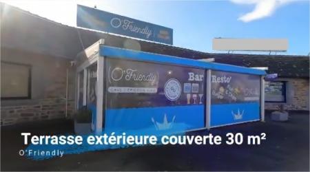 O'Friendly (Bar resto cave ) , 120m² - A VENDRE - VILLAGE COMMERCIAL DE MALAKOFF,  PLAINTEL (22940)
