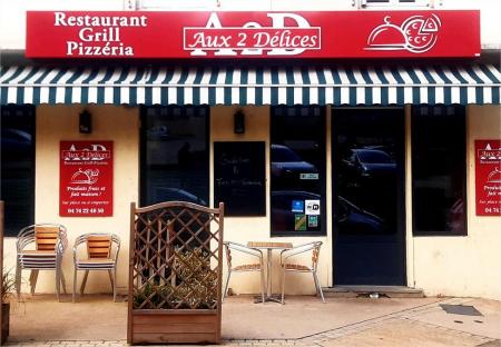 AUX 2 DELICES (RESTAURANT PIZZERIA) , 90m² - A VENDRE - 325 GRANDE RUE,  COLIGNY (01270)