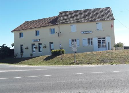 RESTAURANT L'OASIS (BAR TABAC RESTAURANT) , 300m² - A VENDRE - 24 ROUTE DE LA COUR,  SARLANDE (24270)